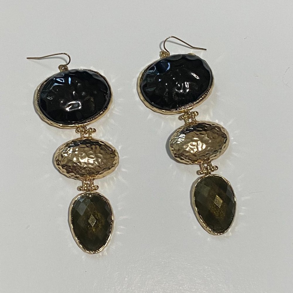 Black Dangle Earrings